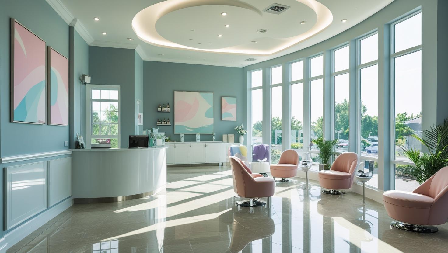 crie uma imagem de uma clínica de estética